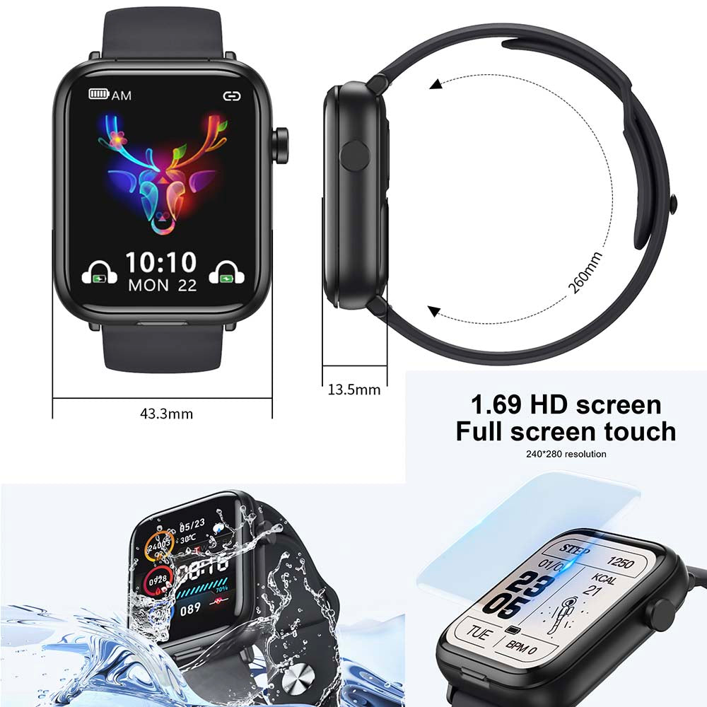 X8 TWS Smart Watch with Earbuds 2 in 1 for Men and Women iPhone and Android - IacobStores